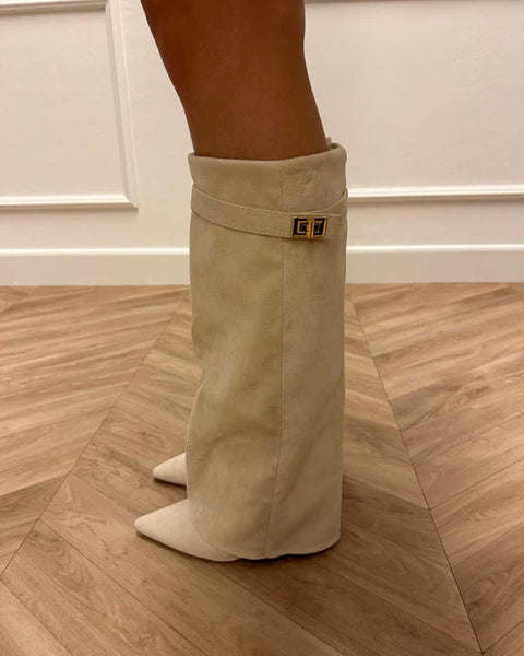 Eclipse Boots™ - Krämfärgad mocka